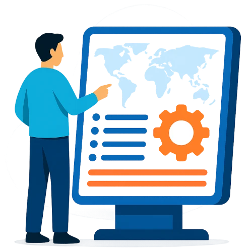 Ilustração Conteúdo personalizado