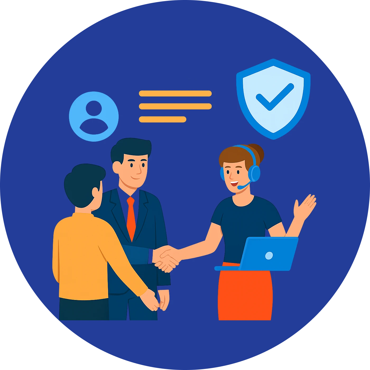 Ilustração compromisso