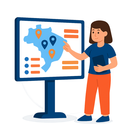 Ilustração varejo Campanhas segmentadas