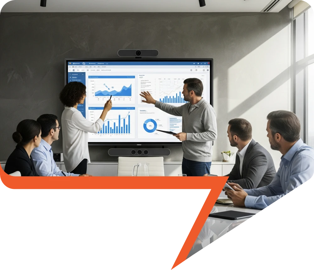 Imagem interna comunicação interna telas corporativas