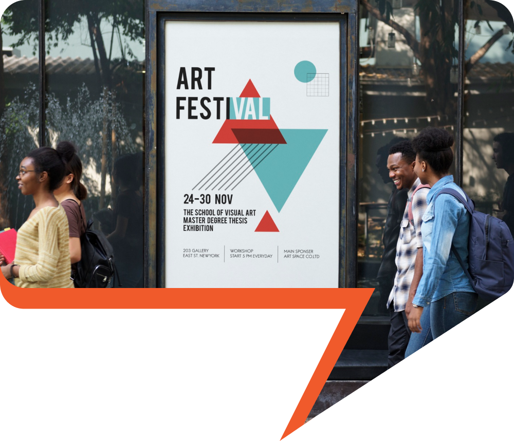 Imagem interna comunicação interna midia out of home